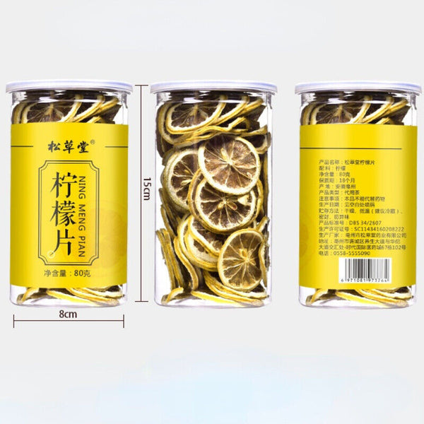 80g Drying Lemon Slices Healthy Herbal Tea Ningmeng Chinese Top Lemon Bubble Tea
