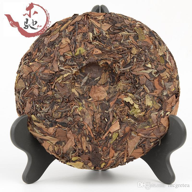 HelloYoung Fuding White Shoumei LaoBaiCha Wild Old White Tea Cake Natural Health Care 300g Secondary image
