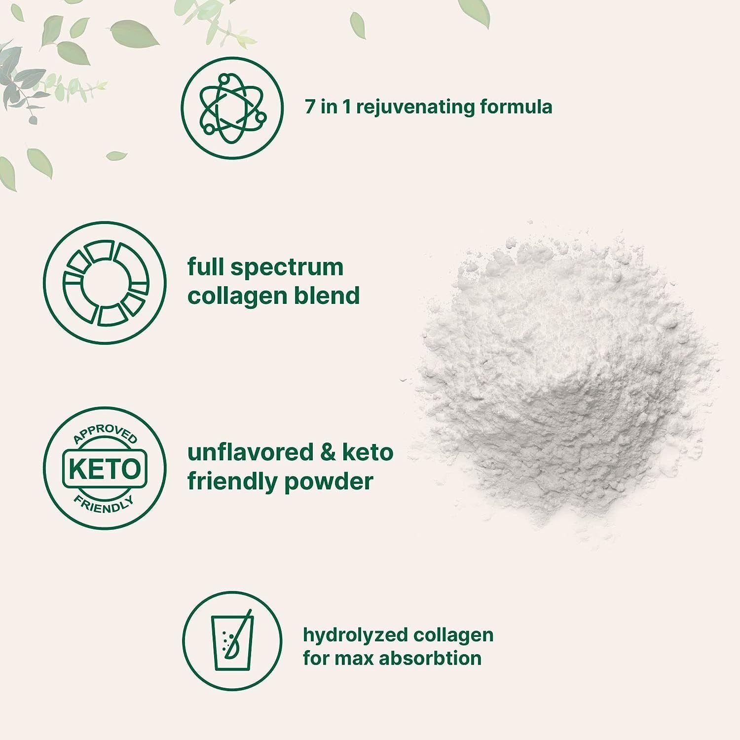 Multi Collagen Peptides Powder-HydrolyzedProtein Peptides (Type l,l,ll,v,X) with