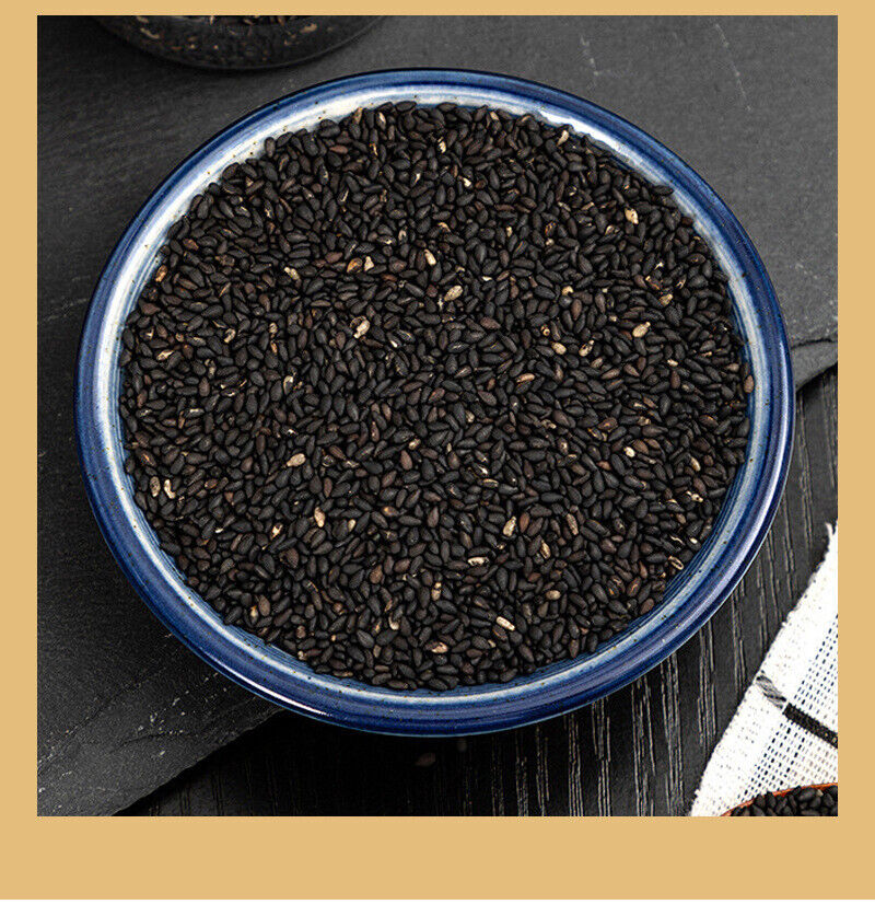 Roasted Black and White Sesame Seeds Natural Snack in Jar for Healthy Diet