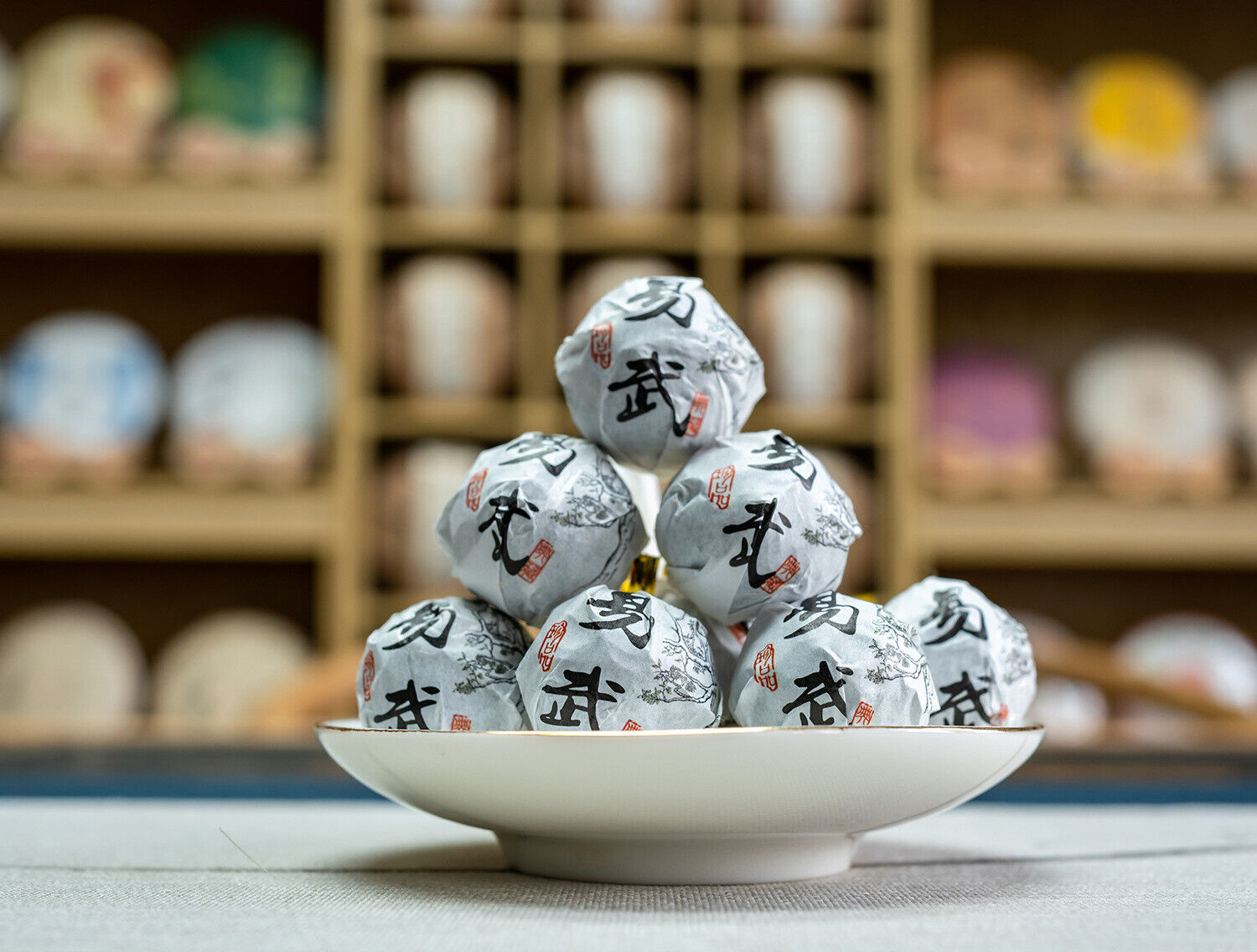 HelloYoung 500g 8g chacun Yiwu Dragon Pearl Pu-erh Raw Tea Handmade Dragon Pearl Tuocha