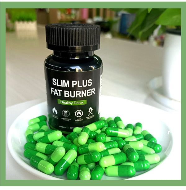 100% Authentic Organic Slim Plus Fat Burner healthy detox slimming capsule