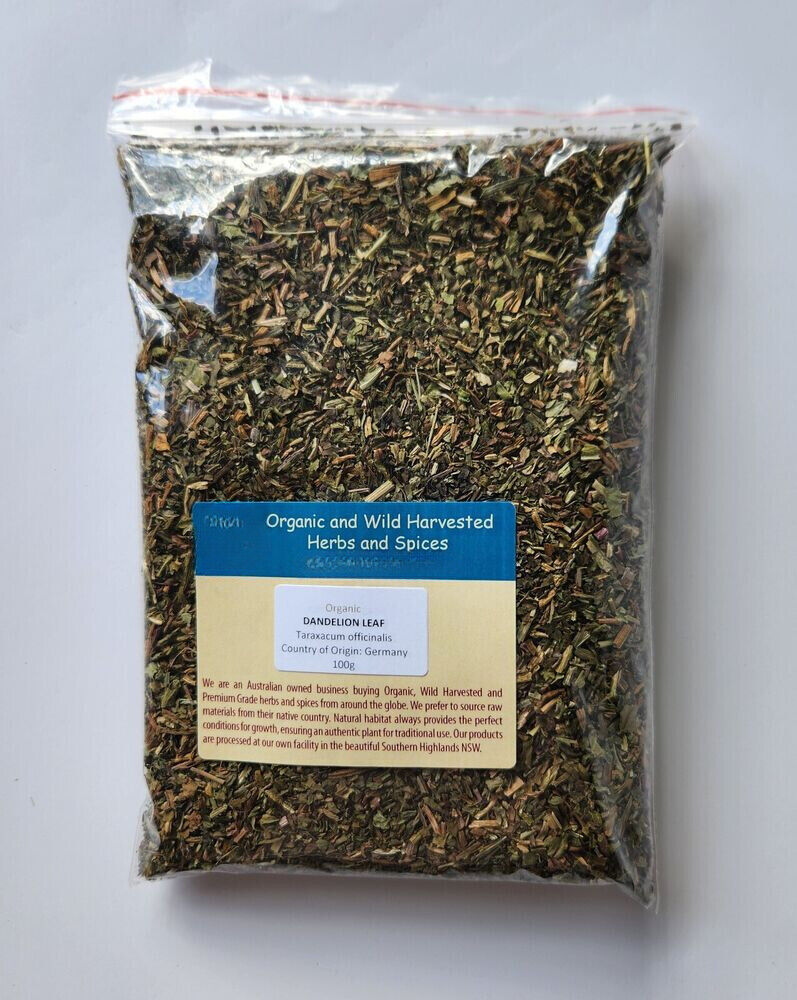TISANE BIO FEUILLE DE PISSENLIT 100g Taraxacum officinalis herbe séchée Main image