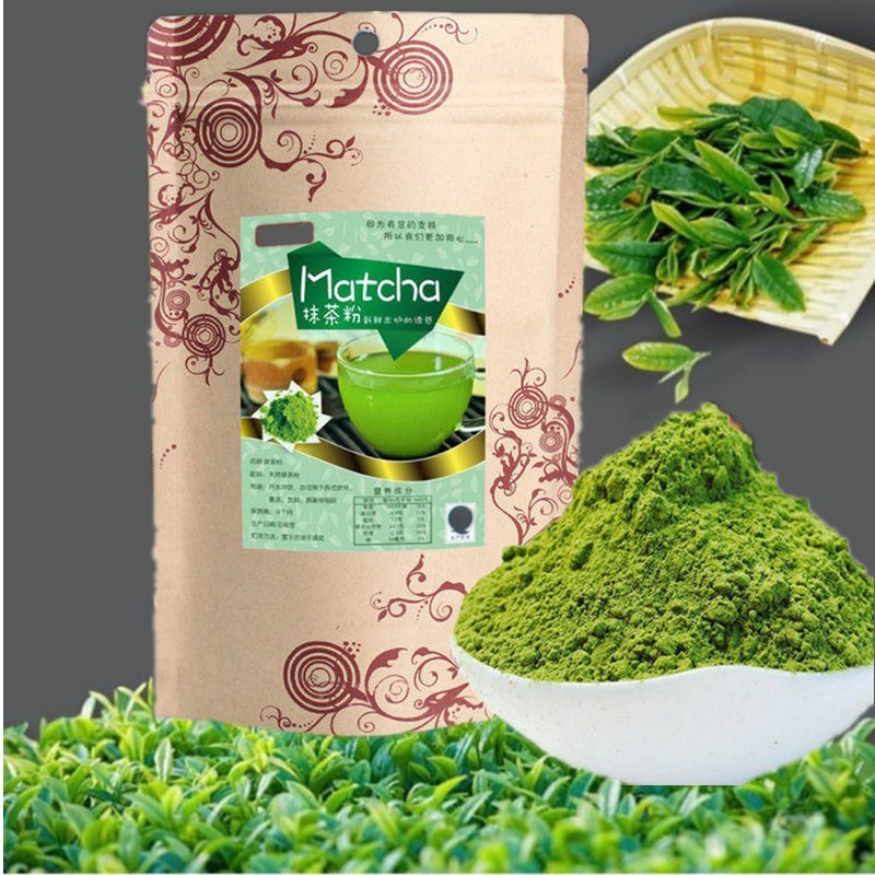 100g Matcha Japanese Natural Organic Green Tea Powder Slimming Tea Green Food 抹茶 Main image