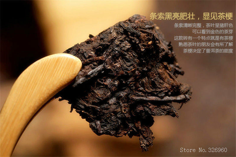 100g Pu-erh Tea Brick China Puer Black Tea Ripe Puerh Tea Organic Ancient Trees