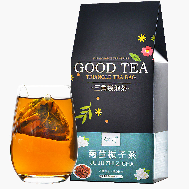 HelloYoung 150g Wanming chicory gardenia tea triangle bag tea infusion tea health tea Main image