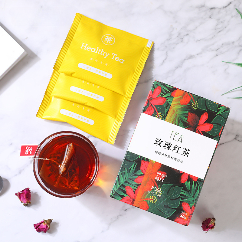 Cold Soaked Tea White Peach Oolong Honey Peach Flower Fruit Tea Triangle Bag