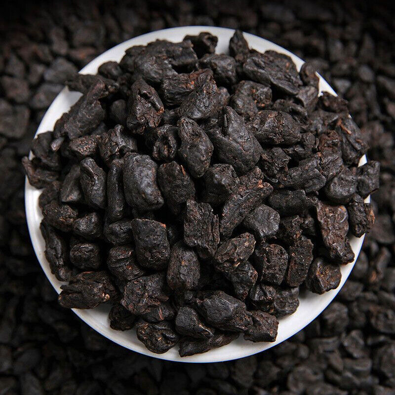 Yunnan Glutinous Fragrance Broken Silver Menghai Ancient Tree Puerh Ripe Tea250g Main image