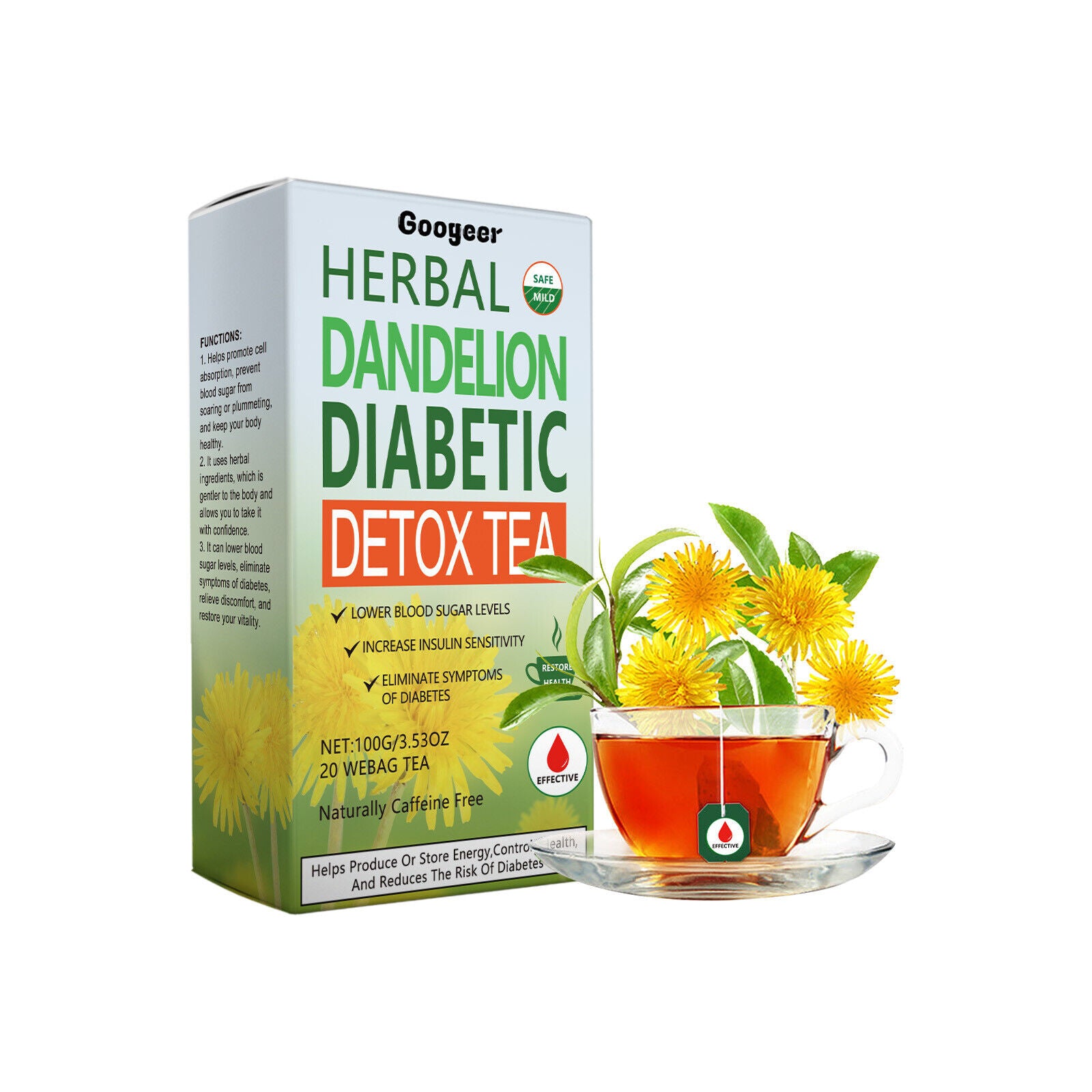 Conditioning & Purifying Blend 100g Googeer Herbal Detox Tea Bags