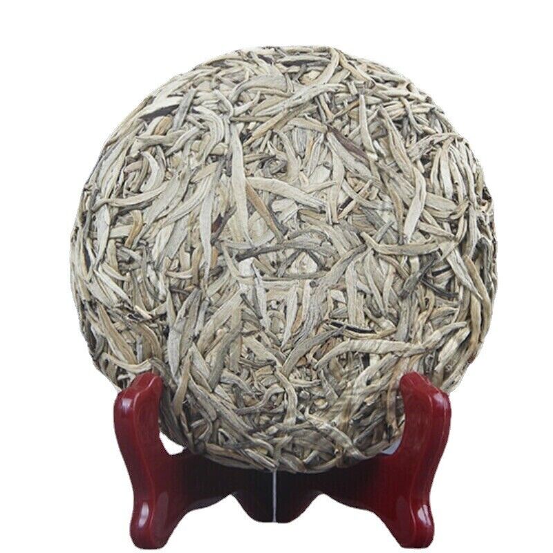 HelloYoung 200g Pu'er Tea Cha Single Bud Moonlight White Cake Tea White Hair Silver Needle