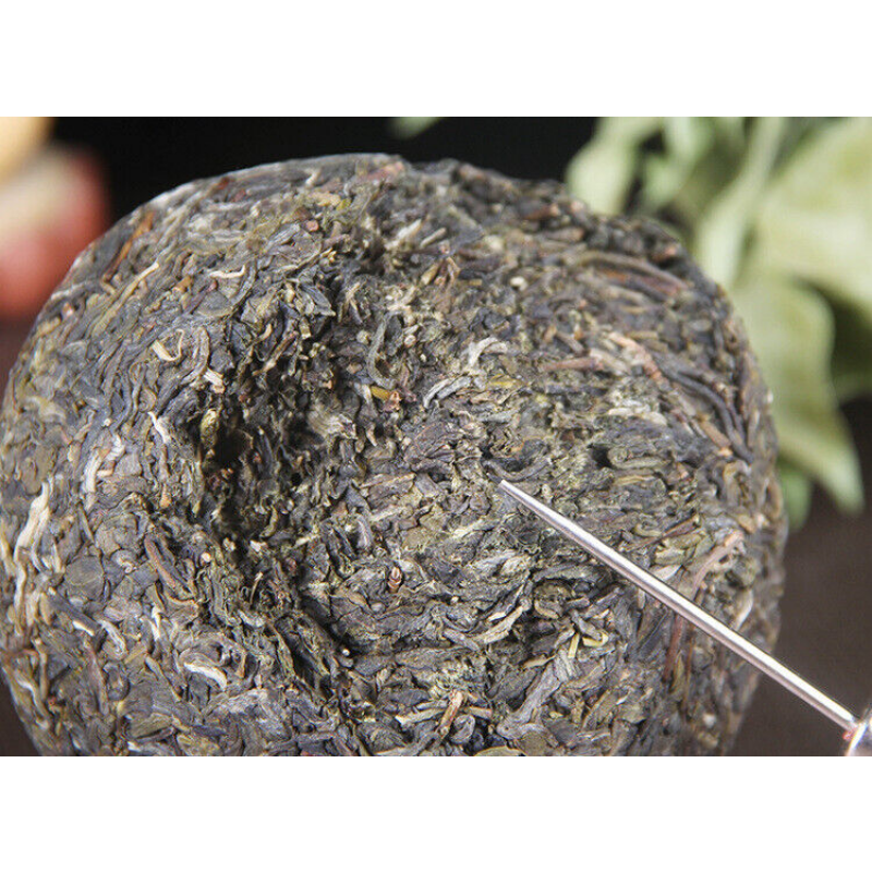 Pu-erh Tea 500g/1.1LB Organic Ancient Tree Spring TeaYiwu Mint Hetang Cha Tea