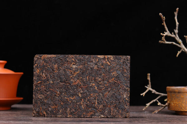 HelloYoung 250g Dry Storage Ripe Tea Menghai Golden Bud Mellow Golden Aged Pu'er Ripe Tea