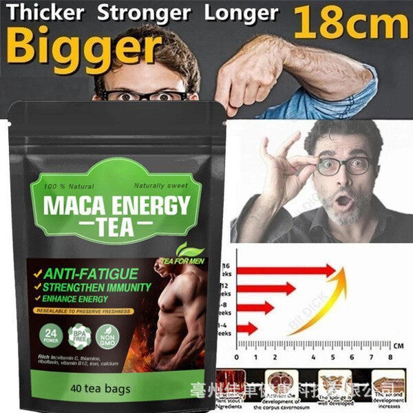 Maca Energy Men's Tea Strenth Herbal Enhance Natrual Healthy Drink Herbal Tea