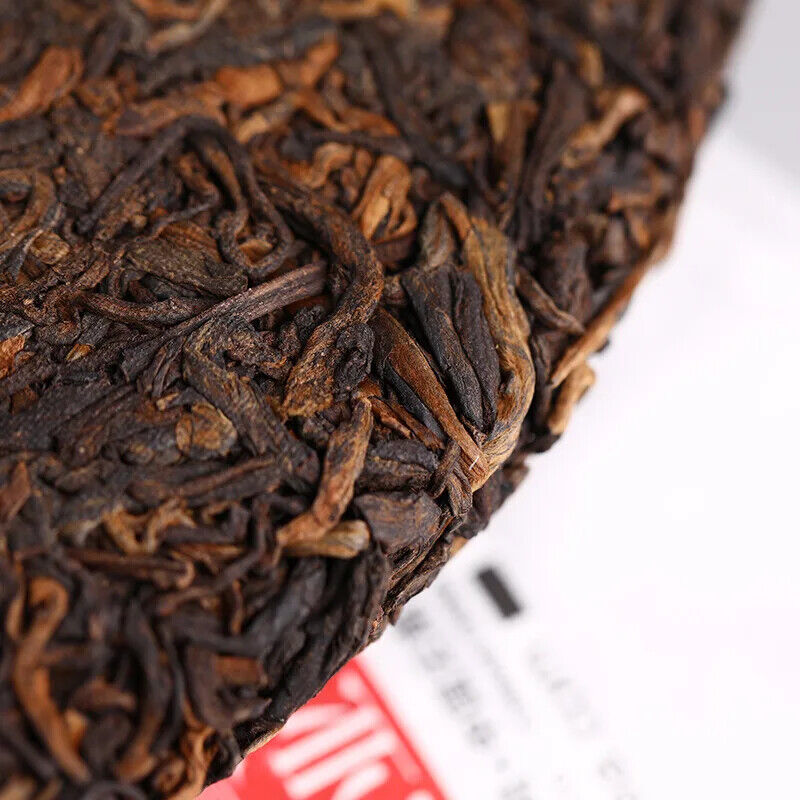 Lao Tong Zhi Brand Pu'er Cooked Tea Cake Deep Mountain Old Tree Shu Puerh Tea