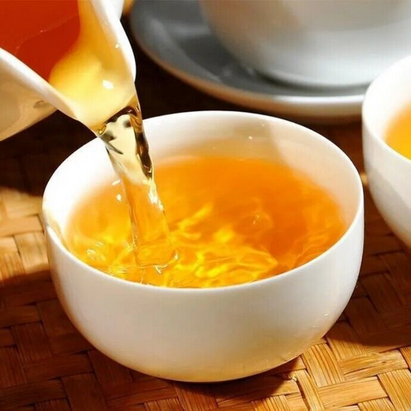 HelloYoung 500 g China Hunan Anhua Black Tea Handmade Brick Tea Fu Cha Broad Loose Leaf
