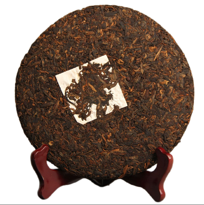 HelloYoung Cooked Puerh Tea Cake Full Fermented Banzhang Golden Bud Ripe Puer Tea  Shu 357g