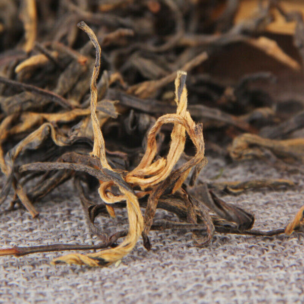 HelloYoung 100g Bulk Fengqing Ancient Tree Kung Fu Dianhong Maofeng Gift Bag Health Care