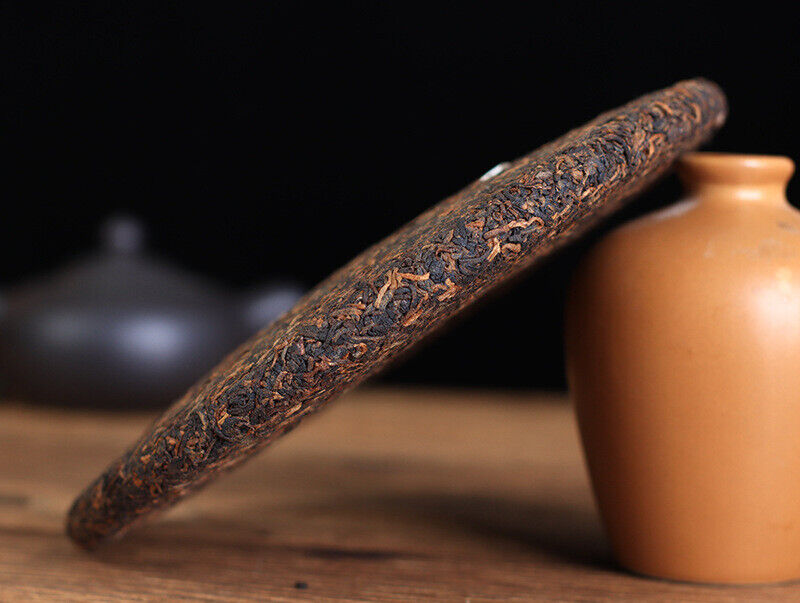 HelloYoung 357g Ripe Puerh Tea Cake Yunnan Tea Cake