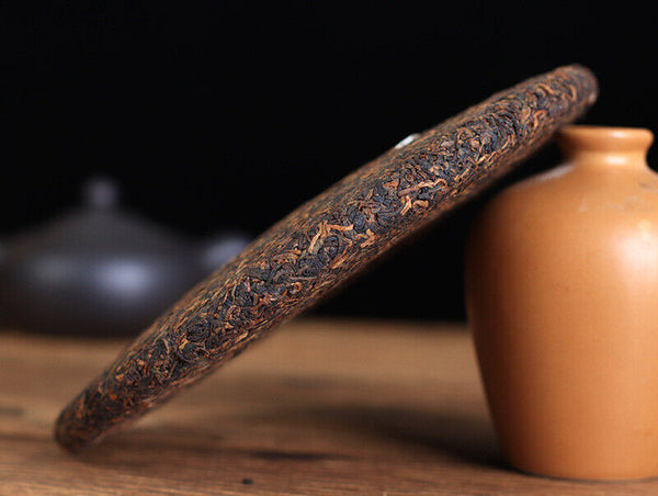HelloYoung 357g Ripe Puerh Tea Cake Yunnan Tea Cake