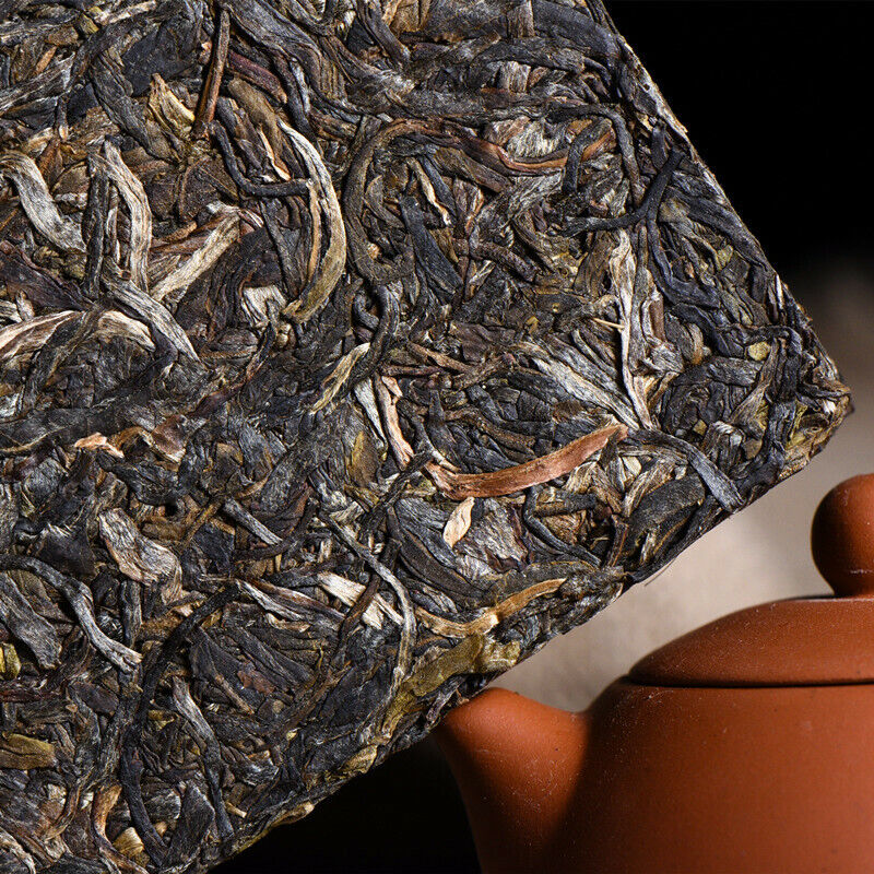 HelloYoung Ancient Tree Pu'er Green Tea Brick Health Care Premium 250g Yunnan Pu-Erh Tea