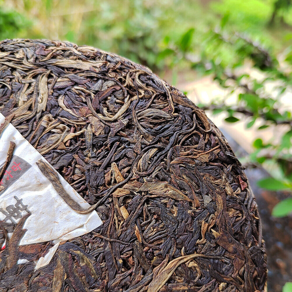 HelloYoung Pu'er Old Raw Tea Menghai Seven Cakes Yunnan Gedeng Yiwu Aged Old Raw Cake