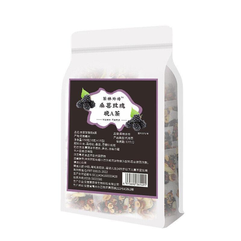 Natural Jujube, Mulberry, Rose, Green and Orange Fig Tea Sealed Packaging