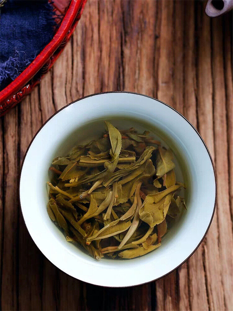 HelloYoung 357g Honey Fragrant Sweet Yunnan Pu'er Tea Raw Tea Jingmai Green Qizi Cake Tea