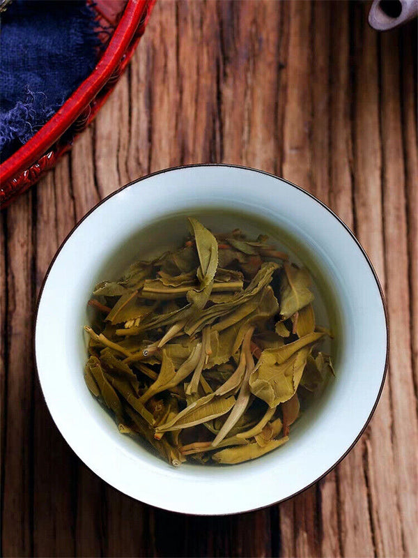 HelloYoung 357g Honey Fragrant Sweet Yunnan Pu'er Tea Raw Tea Jingmai Green Qizi Cake Tea