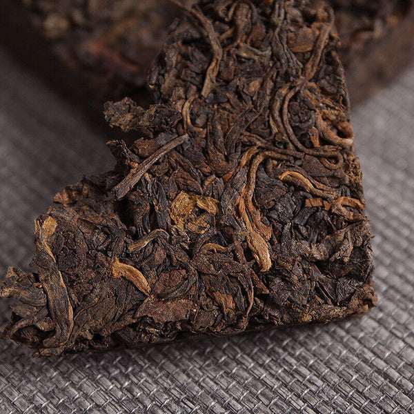 HelloYoung 250g Yunnan Pu'er Tea Menghai Mature Tea Yugong Golden Brick Aroma Mature Tea