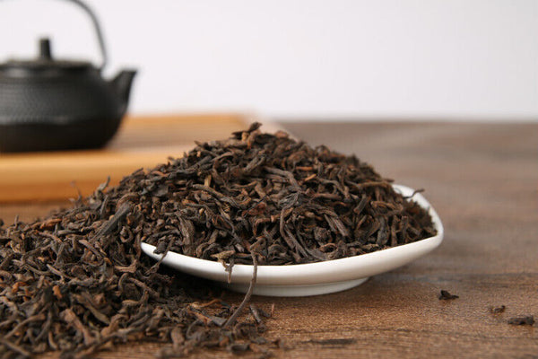 500G Yunnan Pu'er Tea Menghai Old Tree Golden Buds Grade 1 Loose Tea Ripe Tea