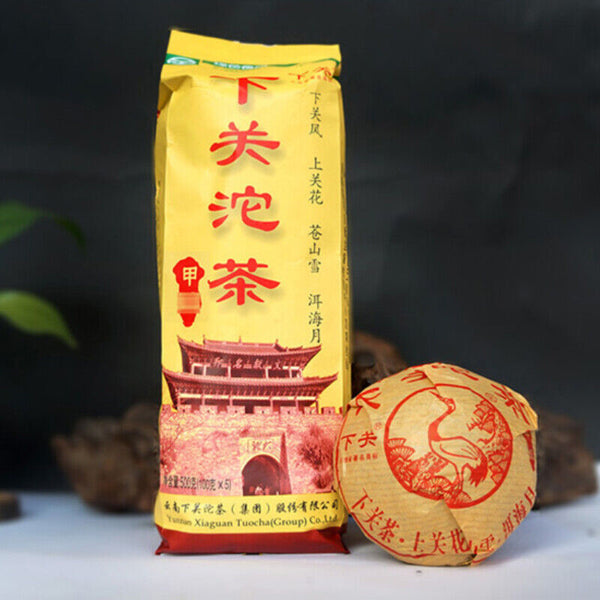 Aged Shen Pu Erh Tea Tuo Cha  Xia Guan Raw Puer organic Tuocha 100g