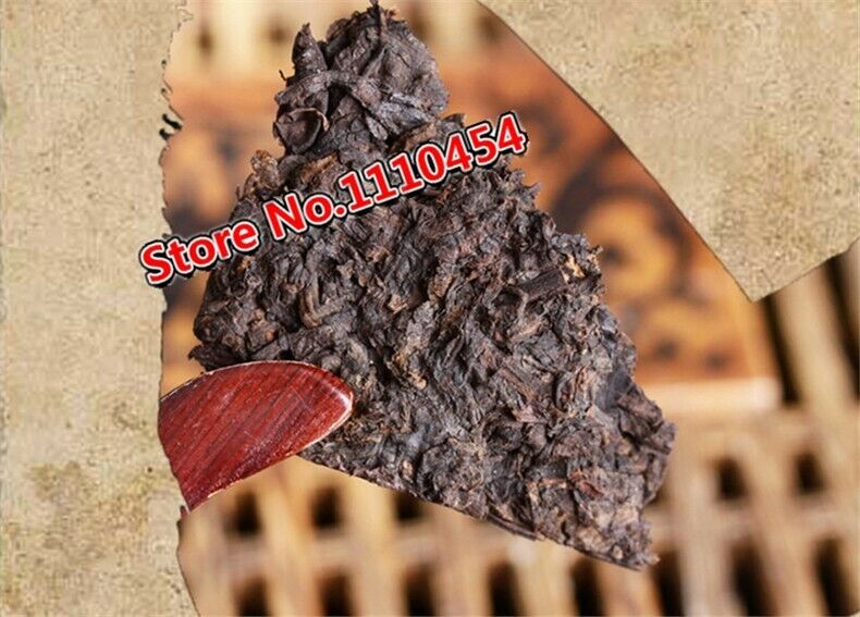 HelloYoung Pressed Tea Ecology Black Tea Yunnan Pu-Erh Tea Brick Organic Cooked Puer 250g