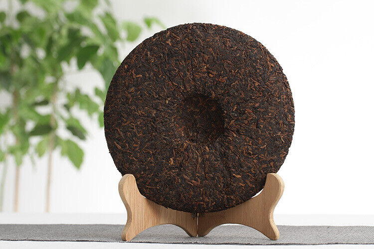 HelloYoung 357g Yunnan Pu'er Tea Banzhang Ancient Rhyme Aged Ripe Cake Seven Seed Cake Tea