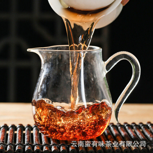 HelloYoung 357g Puerh Tea Dry Storage Ripe Tea Menghai Palace Zhen Yunnan Seven Seed Cake
