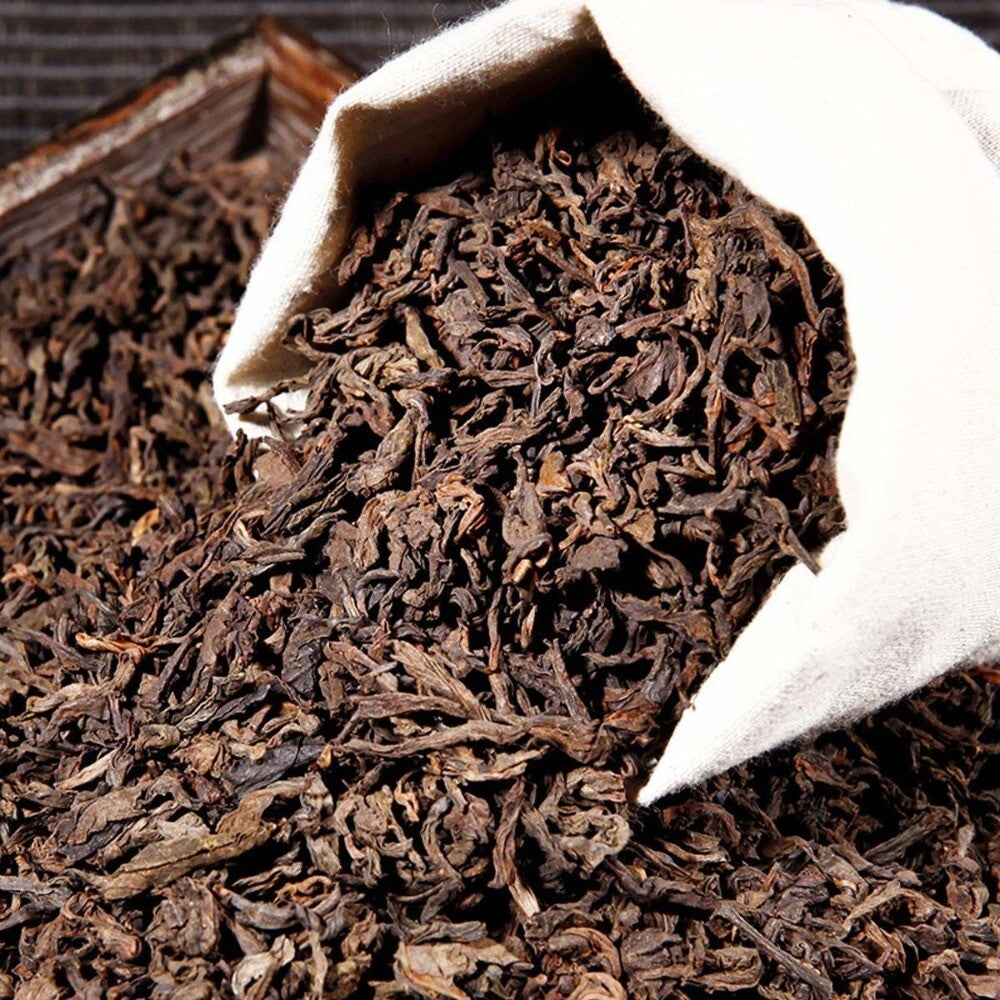 Premium Yunnan China Loose Leaf Black Puer Tea Ripened Cooked  Bulk Puerh Tea Main image