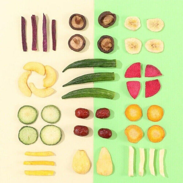 Dehydrated Vegetable Chips 500g Mixed Fruit Veggie Snacks Natural Crunchy