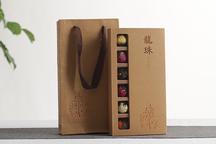 HelloYoung Yunnan Pu-erh Flower Tea Dragon Pearl 18 raw tea 6 flavor combination flower tea