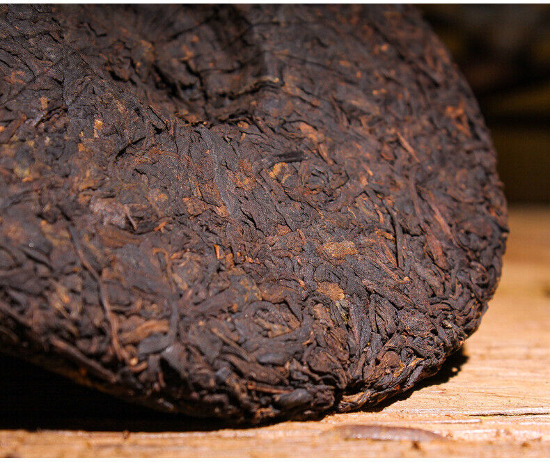 HelloYoung Puerh Ripe Tea Old Banzhang Ripe Tea Cake 357g Pu'er Tea Yunnan Pu'er Tea Cake