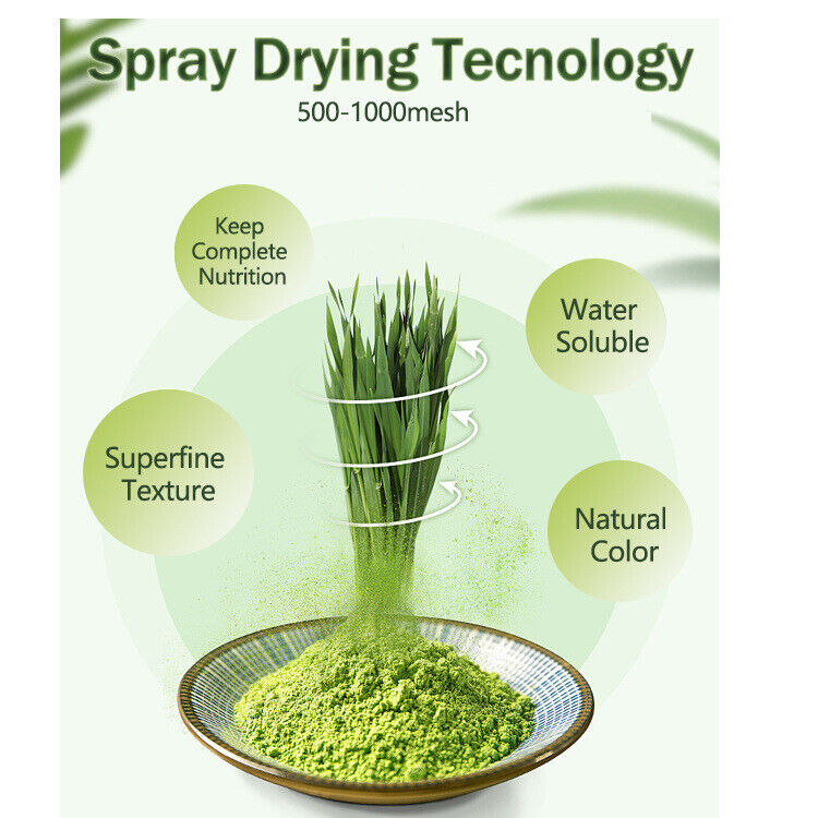 100% Pure Natural AMAZING Barley Grass Powder Organic Health Drink Barley Powder