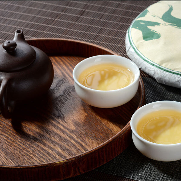 Puerh Tea Cake Raw Tea Spring Tea Ancient Tree Pu'er Tea Qizi Cake 357g