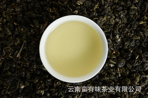 HelloYoung 500g bag Yunnan Yunnan Green Tea Puerh Tea Bi Luo Chun One bud and two leaves