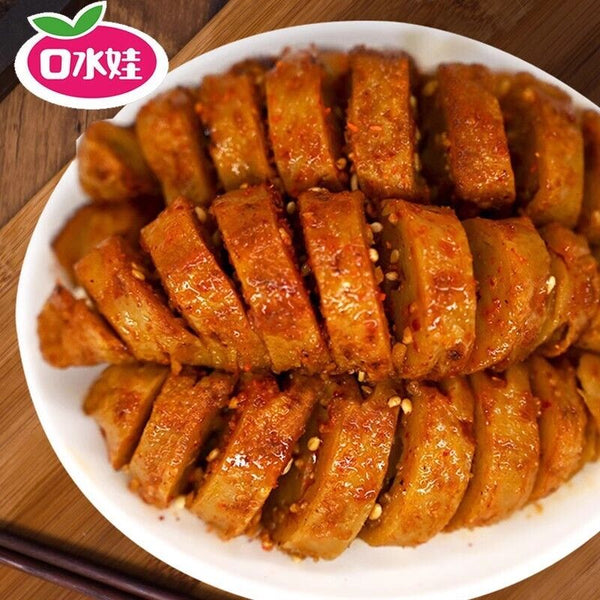Ready-to-Eat Vegetarian Snack Childhood Treat Koushuiwa Spicy Grilled Gluten