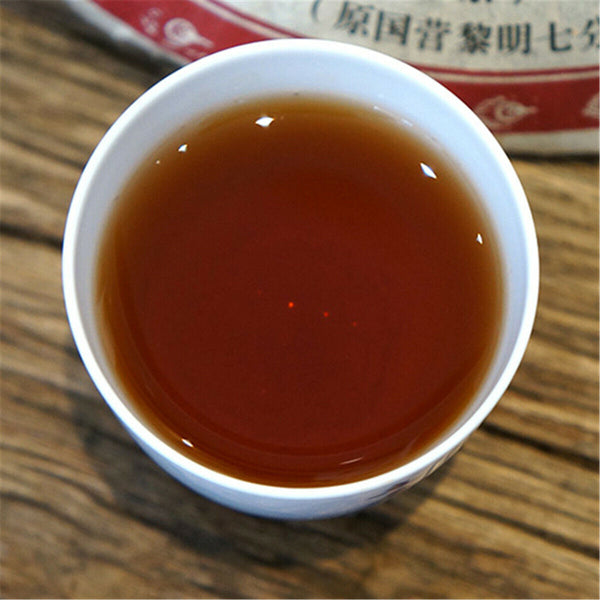 357g Famous Puer Tea Yunnan Specialty Ripe Pu-erh Top Pu'er Tea Cake Black Tea