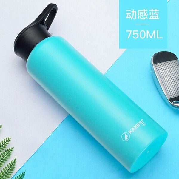Vacuum Insulated Sport Water Bottle Stainless Steel Flask Jar Leak-proof Canteen