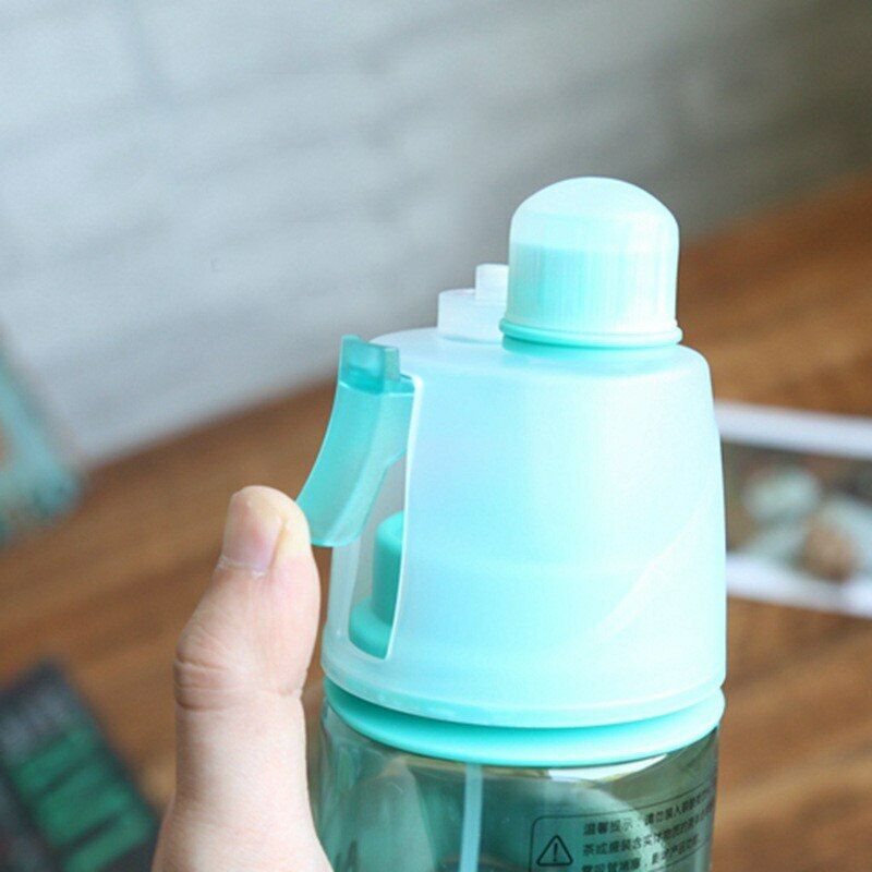 Sports Plastic Tea Cup Sport Spray Bottles Water Bottle Outdoor Shaker Drinkware