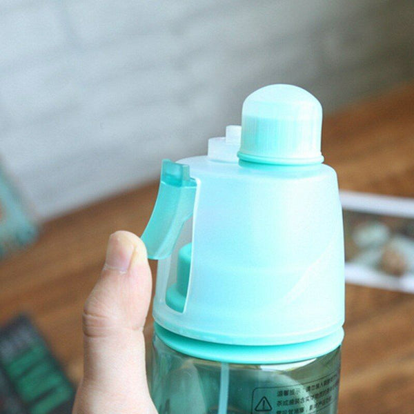 Sports Plastic Tea Cup Sport Spray Bottles Water Bottle Outdoor Shaker Drinkware