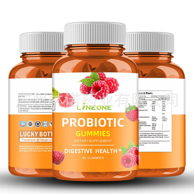 Daily Probiotic Gummies-5Billion CFU Extra Strength Probiotic Supplement 60 Pcs Main image