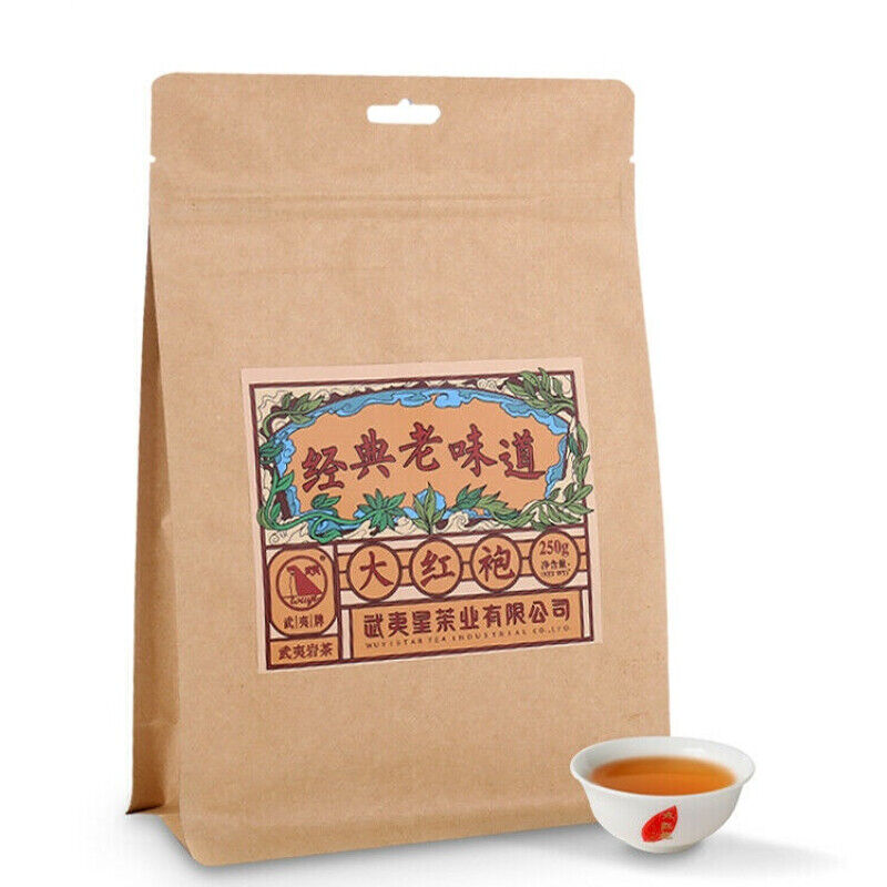 250g Top Wuyi Star Classic Old Flavor Big Red Robe Da Hong Pao Fujian Oolong Tea Main image