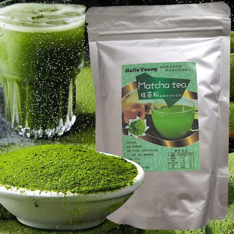100g Japanischer Matcha-Tee-grüner Tee-Pulver-natürlicher organischer Tee 高级抹茶粉 Secondary image