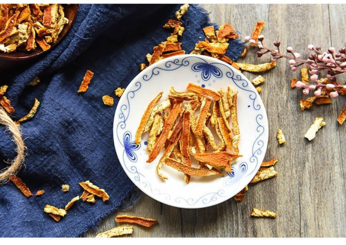 5 Year Xinhui Dried Tangerine Peel Shredded Natural Tea Ingredient